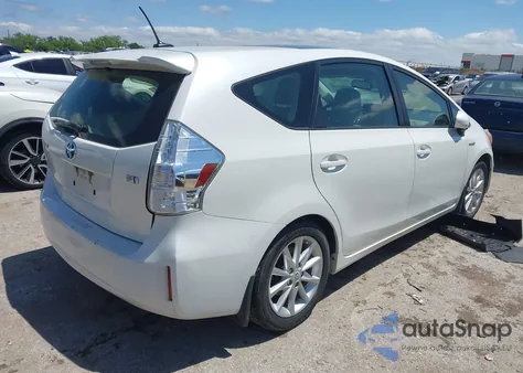 2012 Toyota Prius V Five из США, поврежденный, VIN JTDZN3EU2C3098750